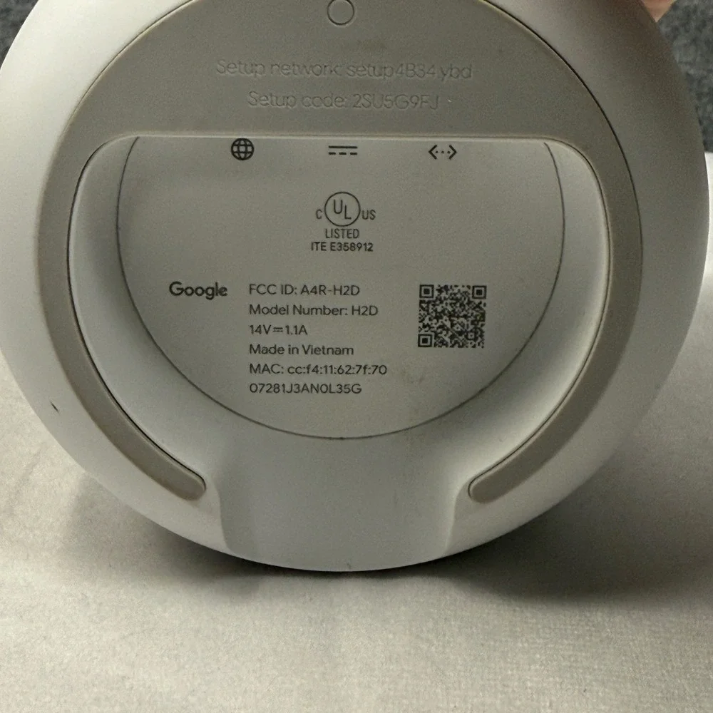 Google Nest Wifi Router H2D AC2200 Mesh Wi-Fi System Snow White